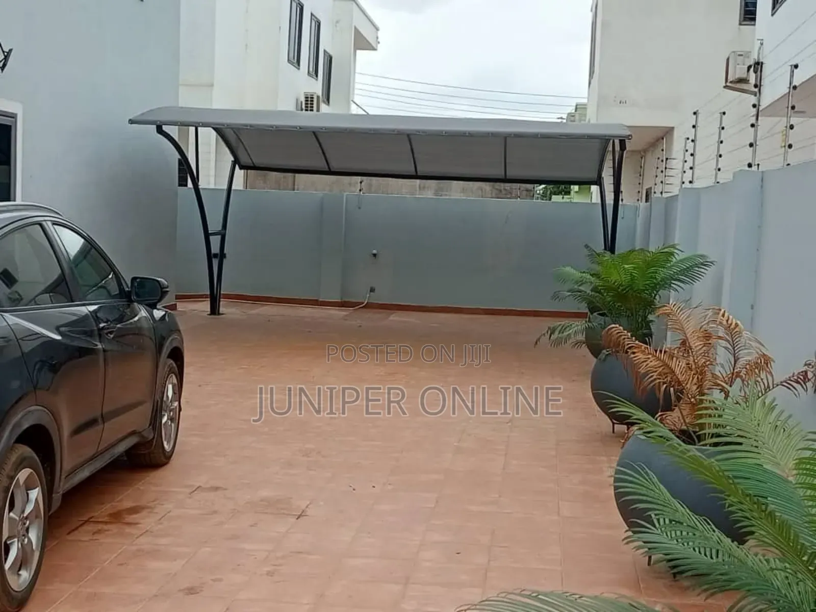 Car Port 2in1 Black Grey