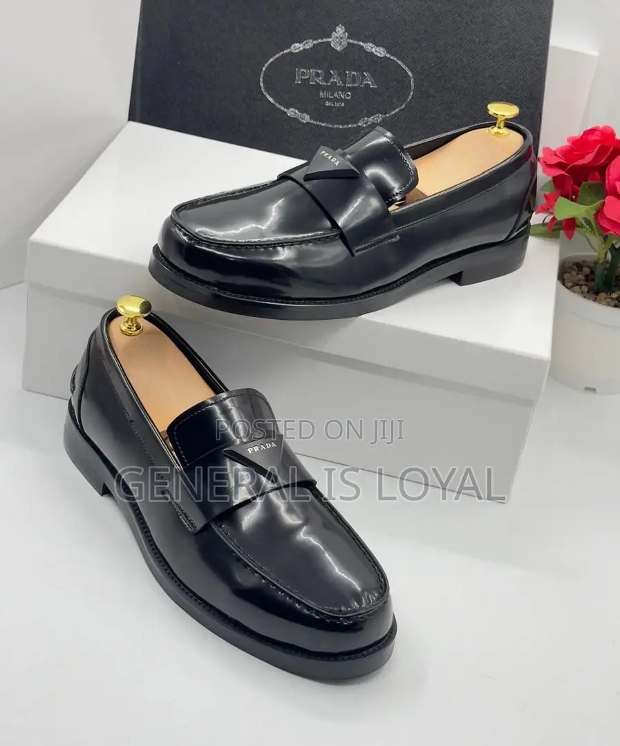 Prada Black Men Shoe