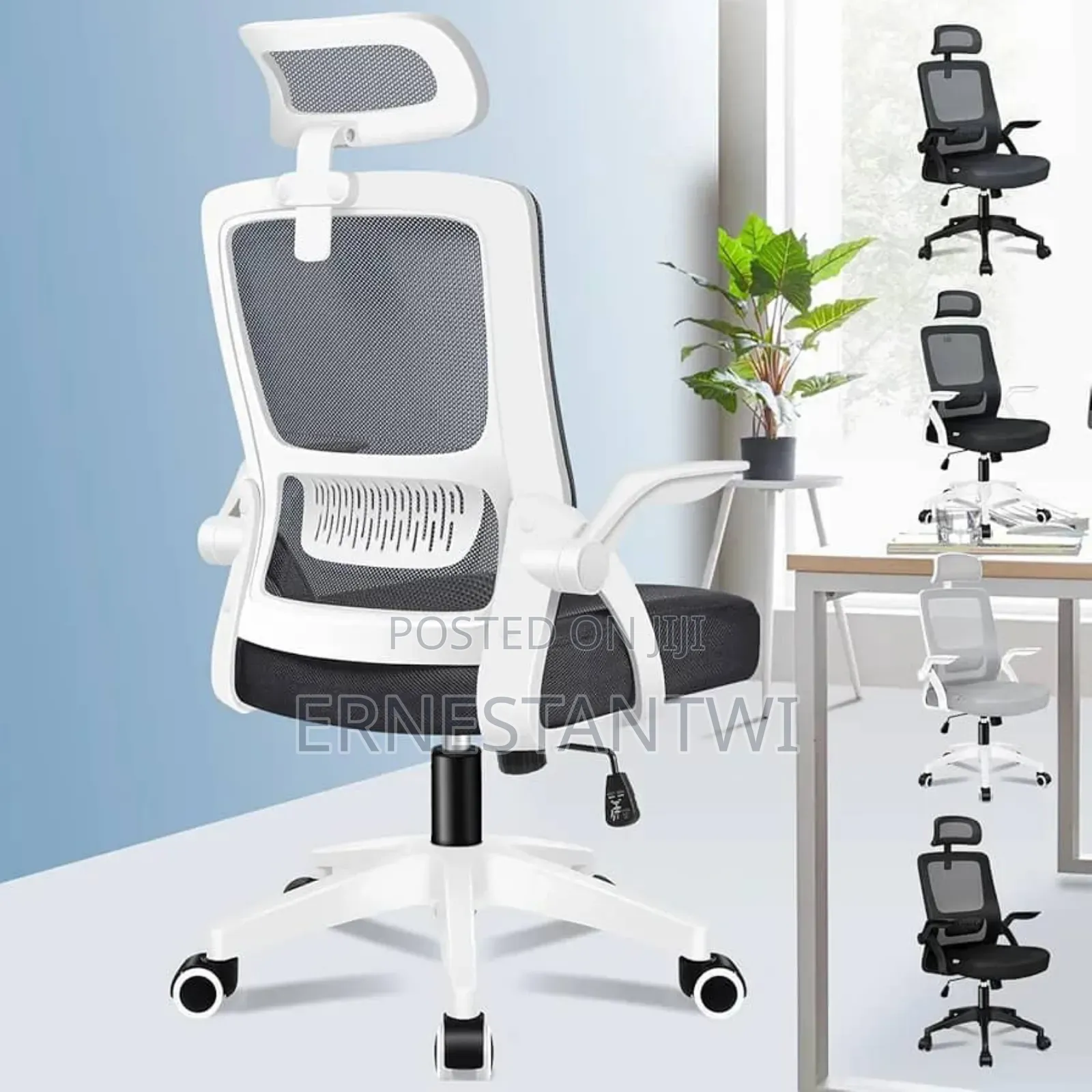 Foldable Mesh Ergonomic Office Chair From Holludle, Uk