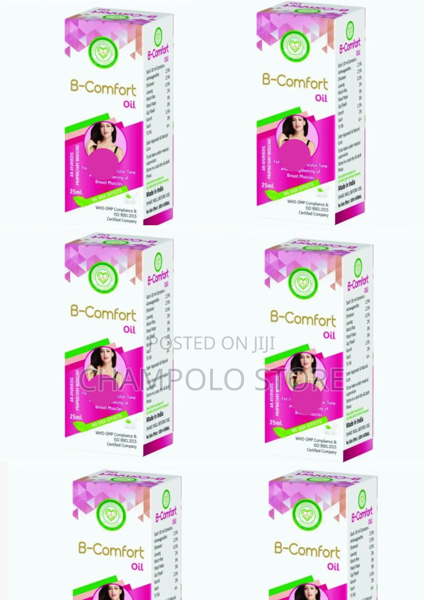 B-Comfort Oil — Herbal Breast Firming Nourishment