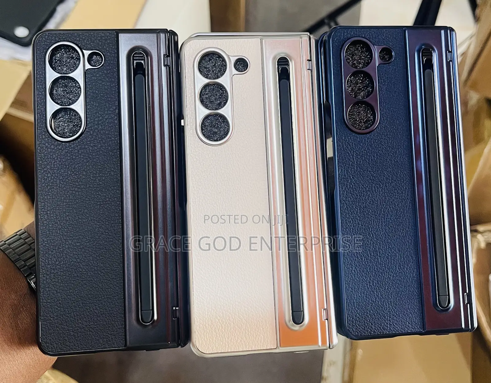 Original Samsung Galaxy Fold 5 Case With Glass Protector