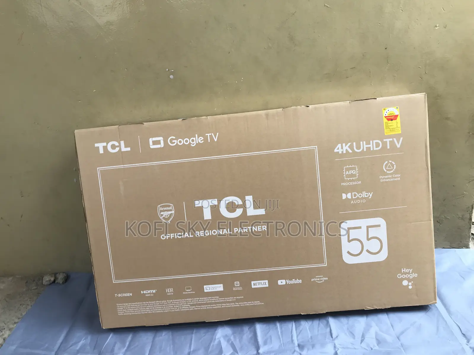 Long Lasting TCL 55inch Smart Uhd Tv