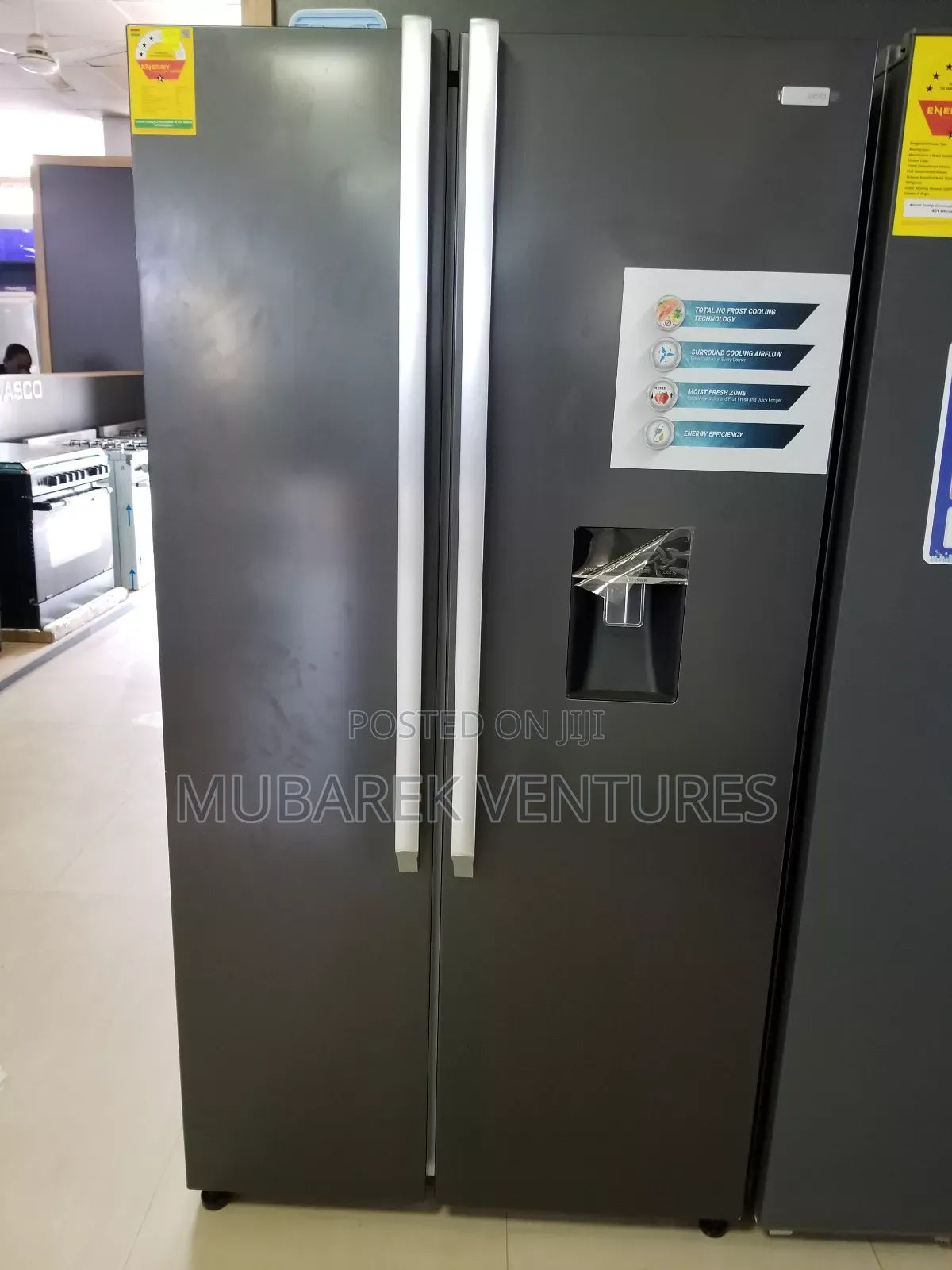 Nasco 529ltrs Side By Side Refrigerator