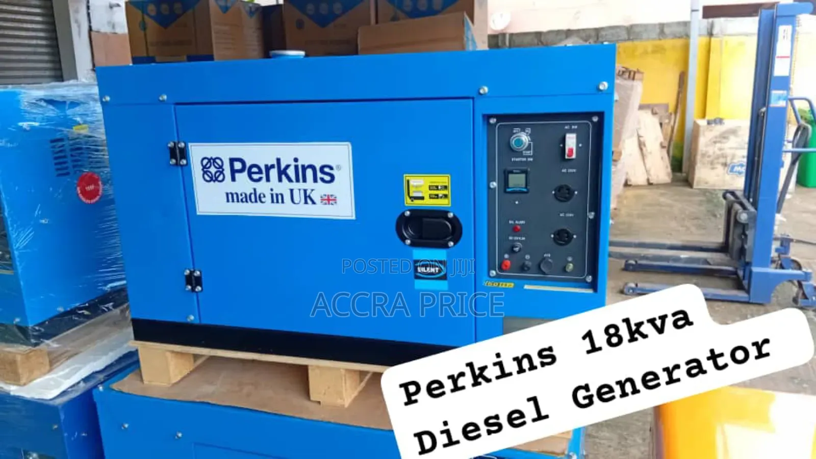 High Power Rating Perkins 15kva Diesel Gen