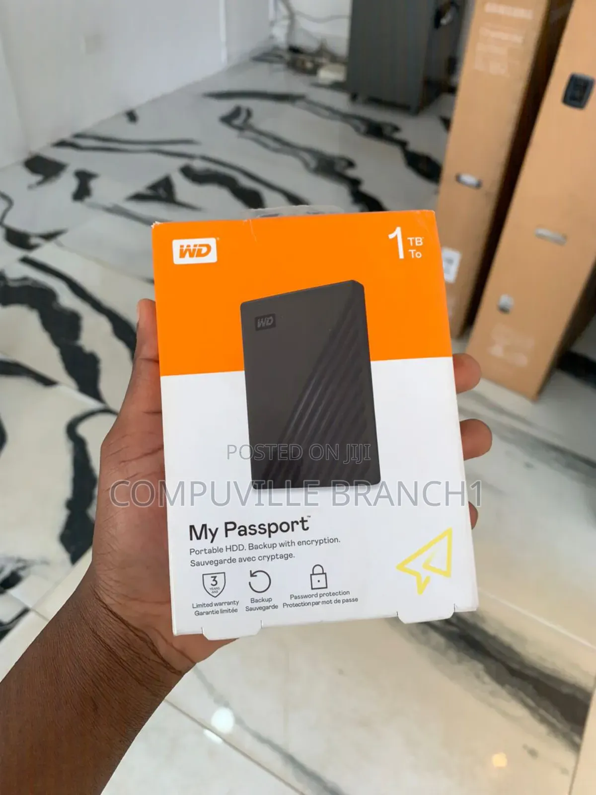 Wd 1 Tb My Passport HDD