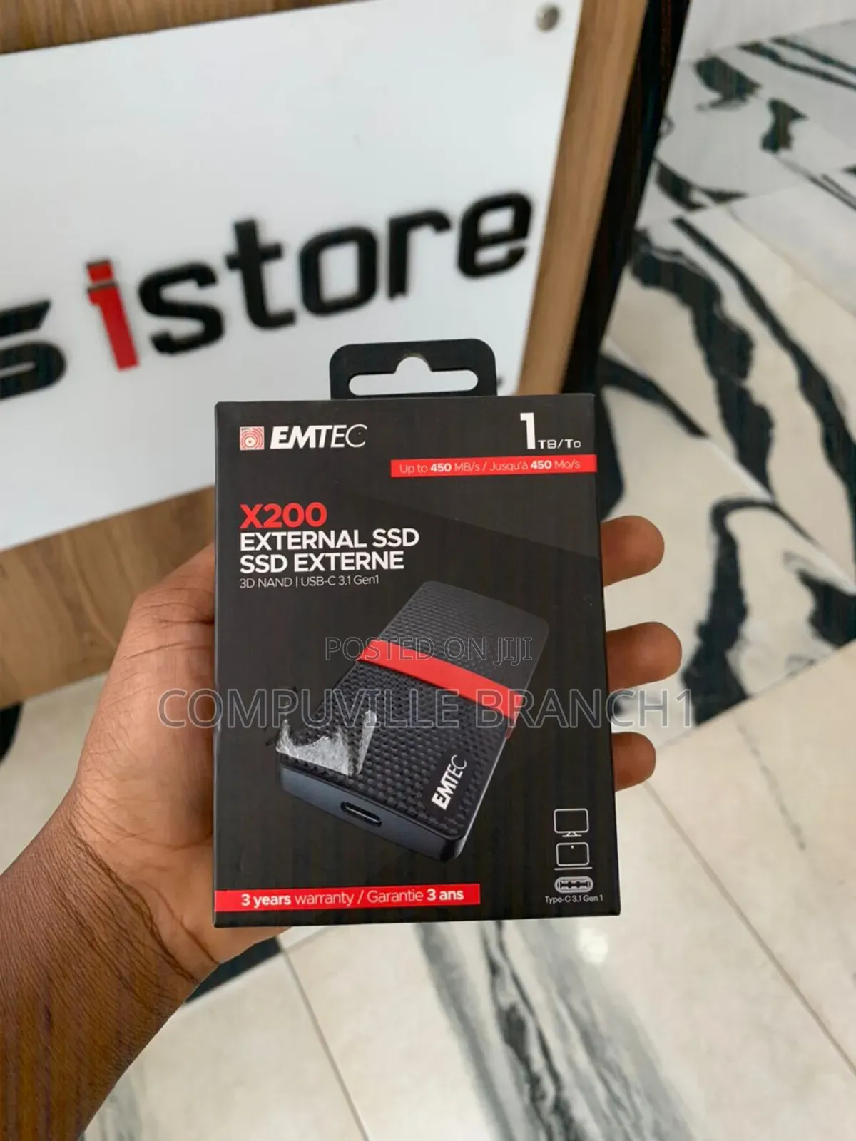 Emtec 1tb External SSD (×200)