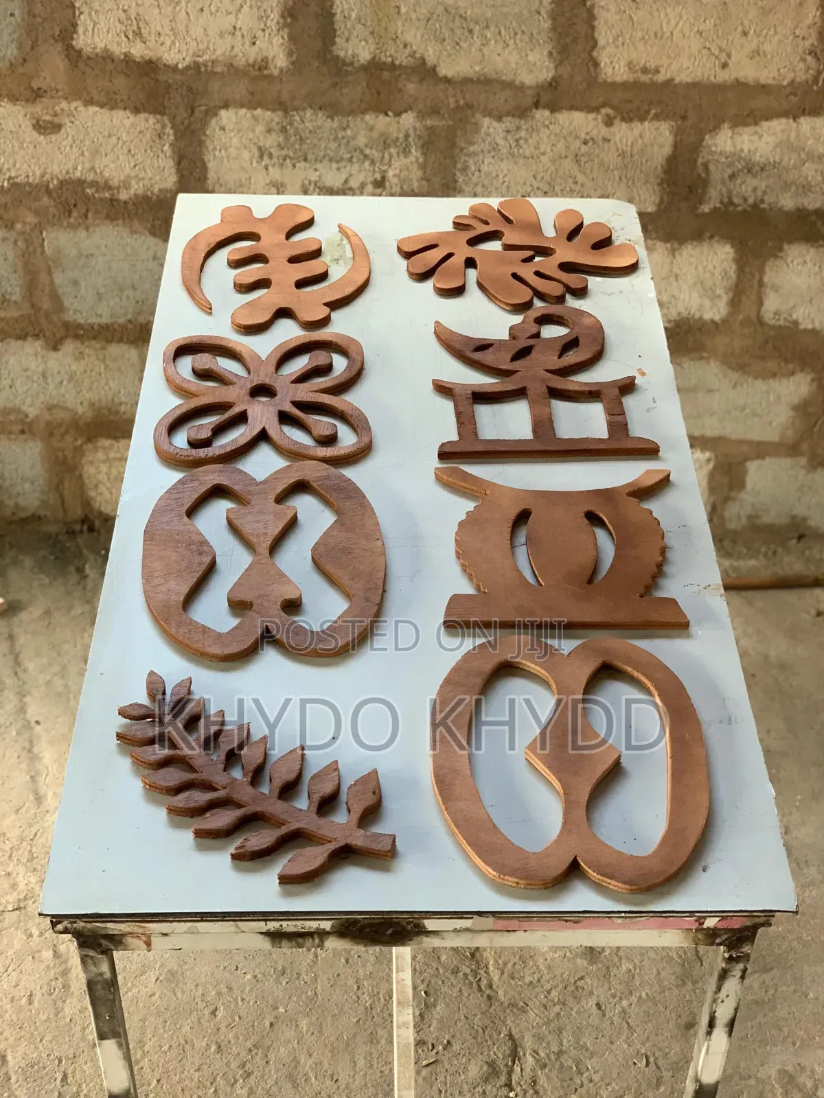 Wooden Adinkra Symbols