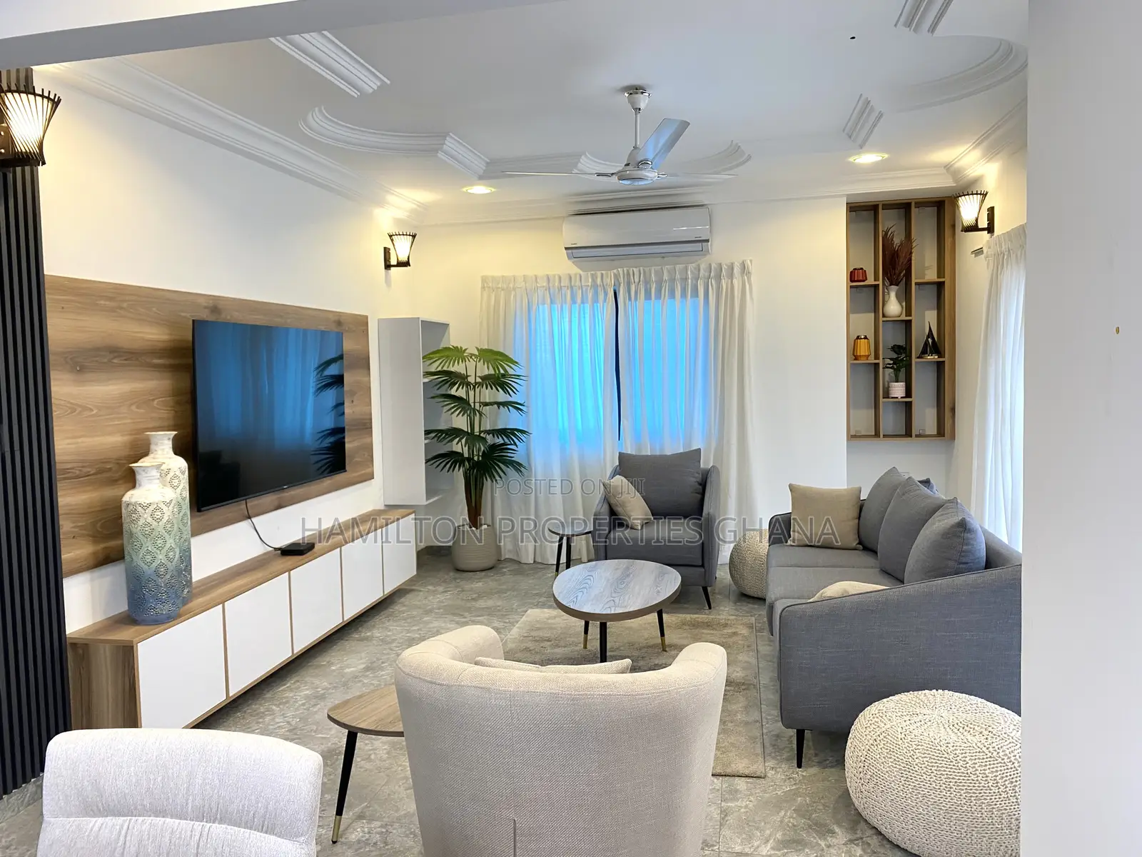 Furnished 3bdrm Apartment in East Airport, Tseaddo for rent