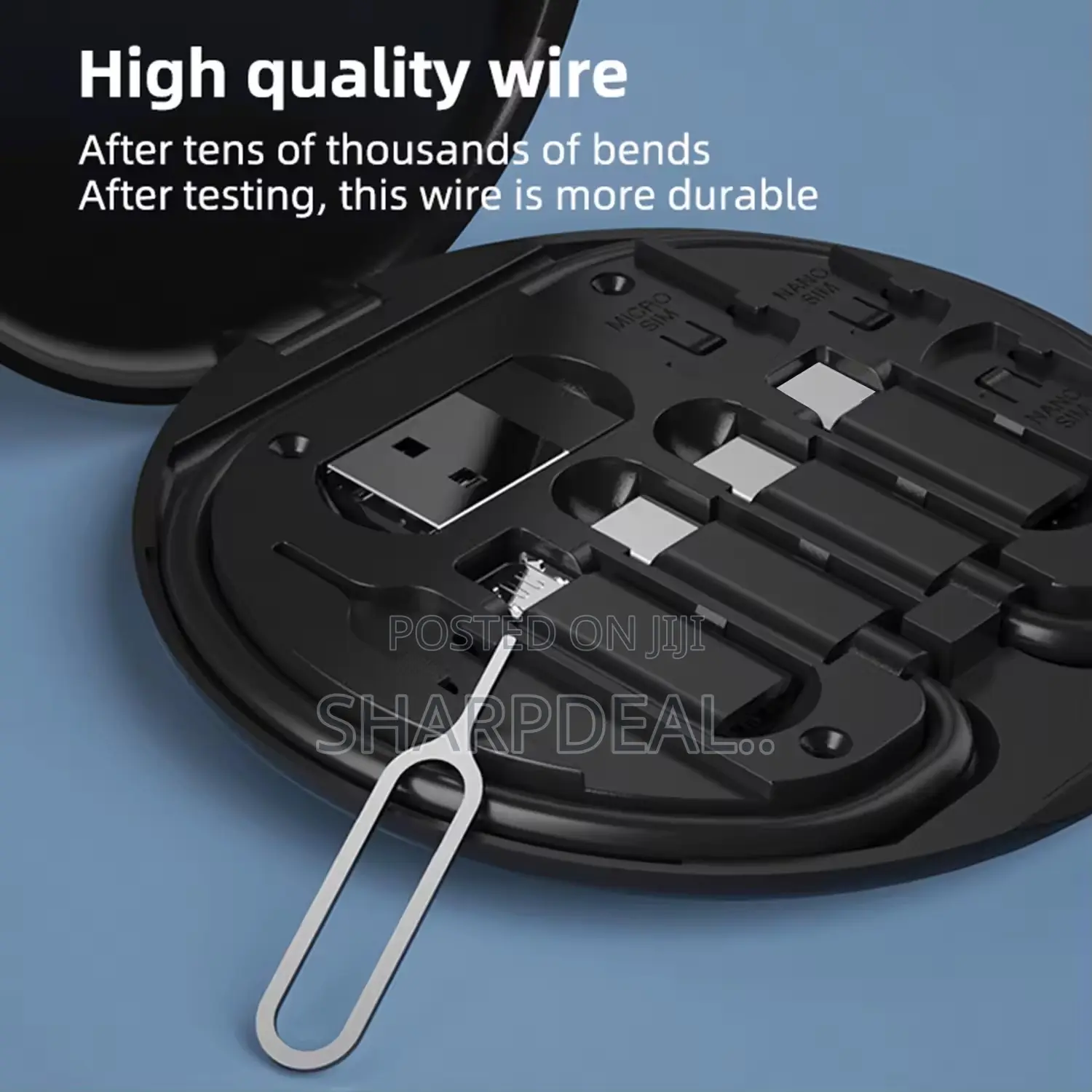 Data Cable Storage Box (6 In 1)