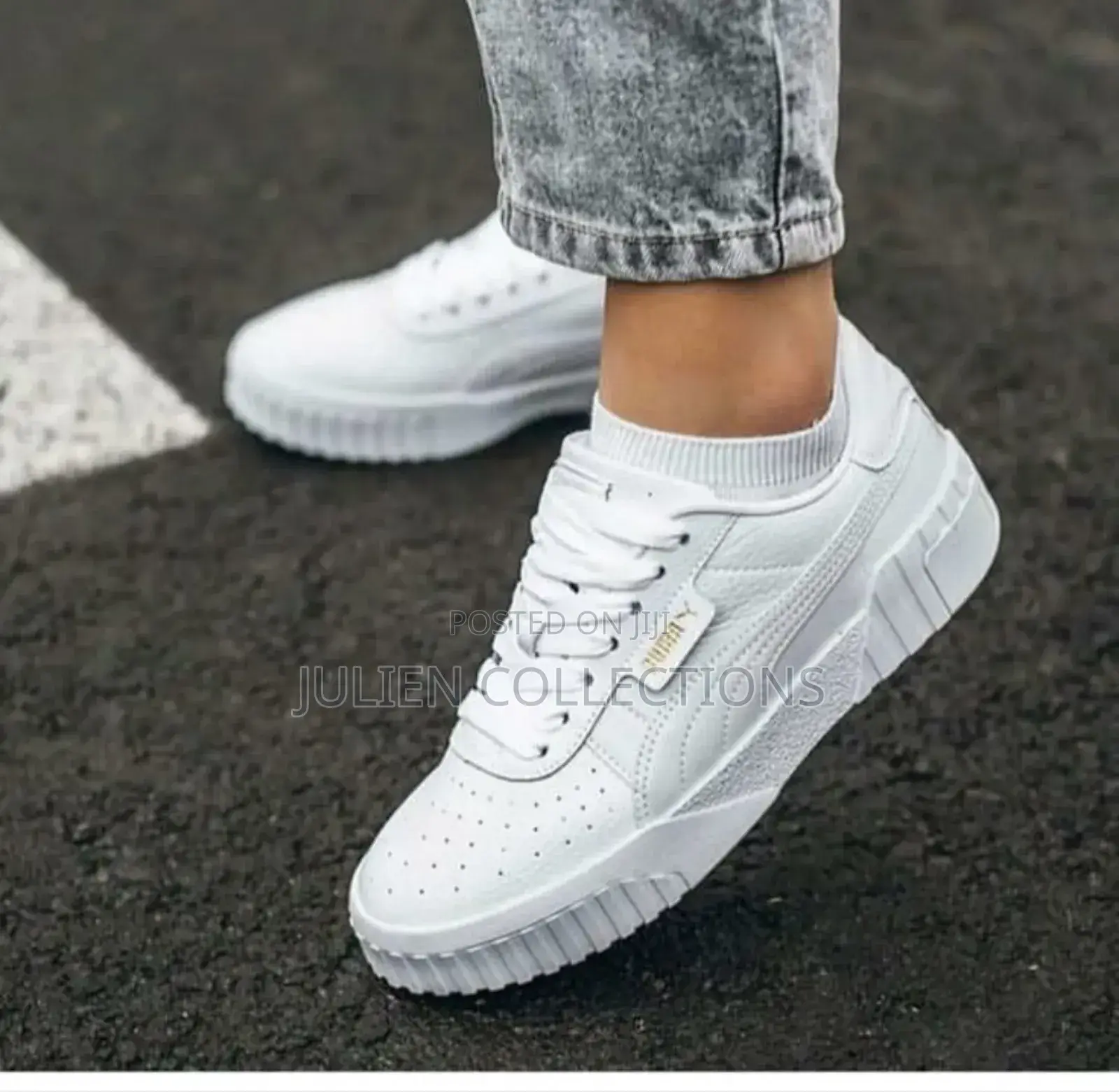 Puma Cali Pure Leather White