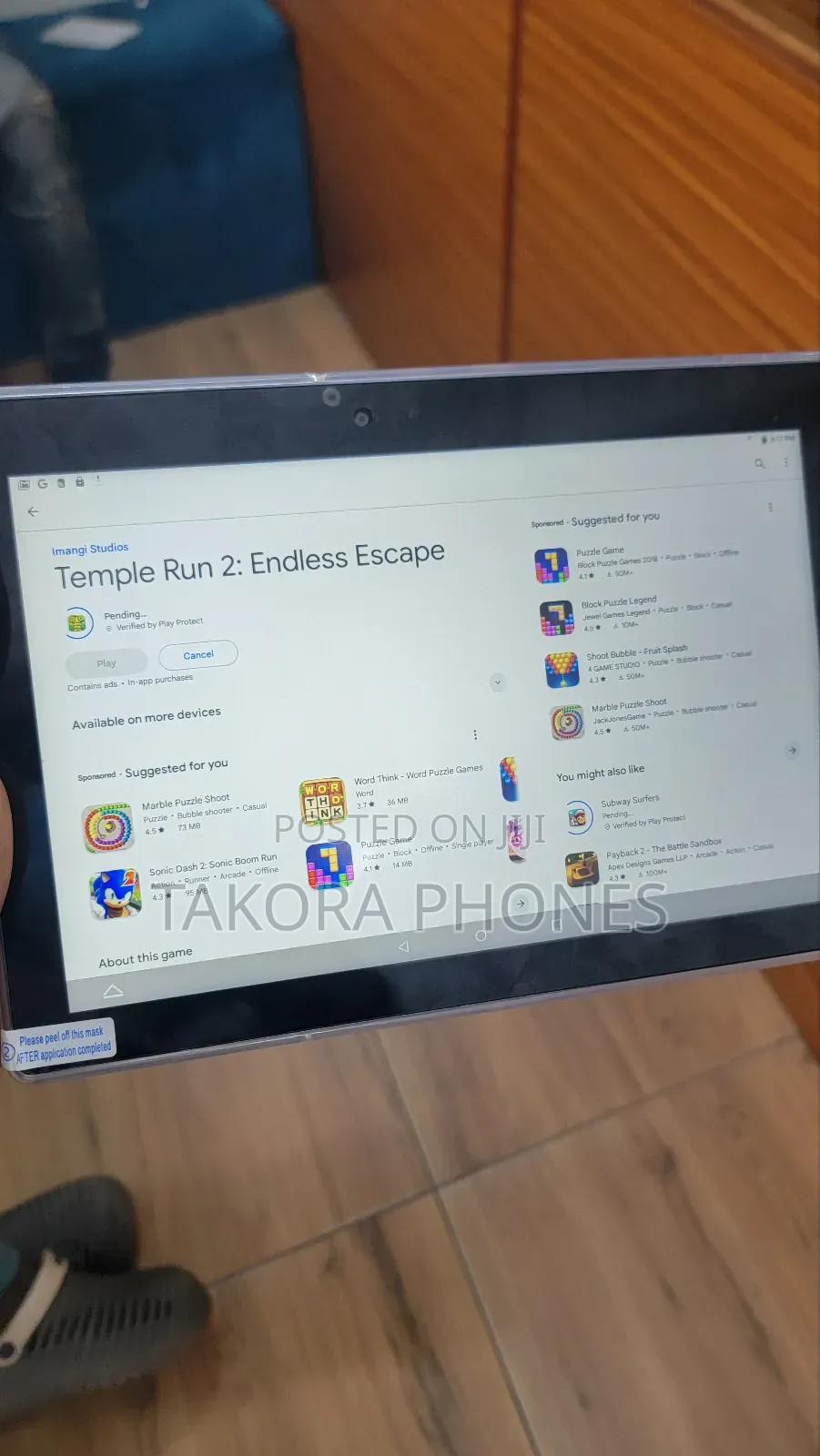 Lenovo Tab TB311FU 64 GB Black