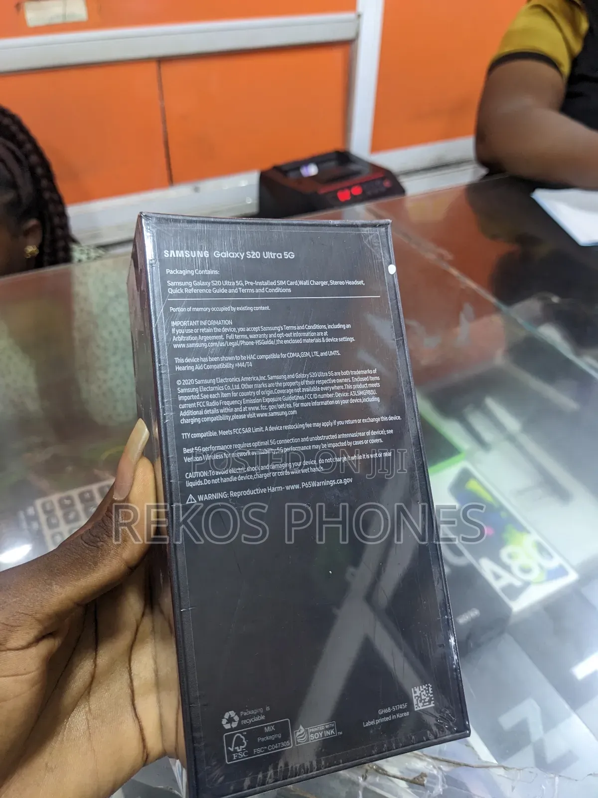 New Samsung Galaxy S20 Ultra 5G 128 GB Gray