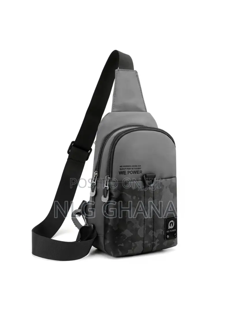 Nylon Oxford Cloth Chest Bag Stylish Casual Men.