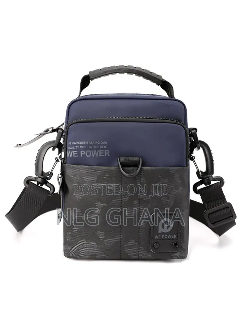 Stylish Nylon Vertical Waist Bag Men Casual Single.