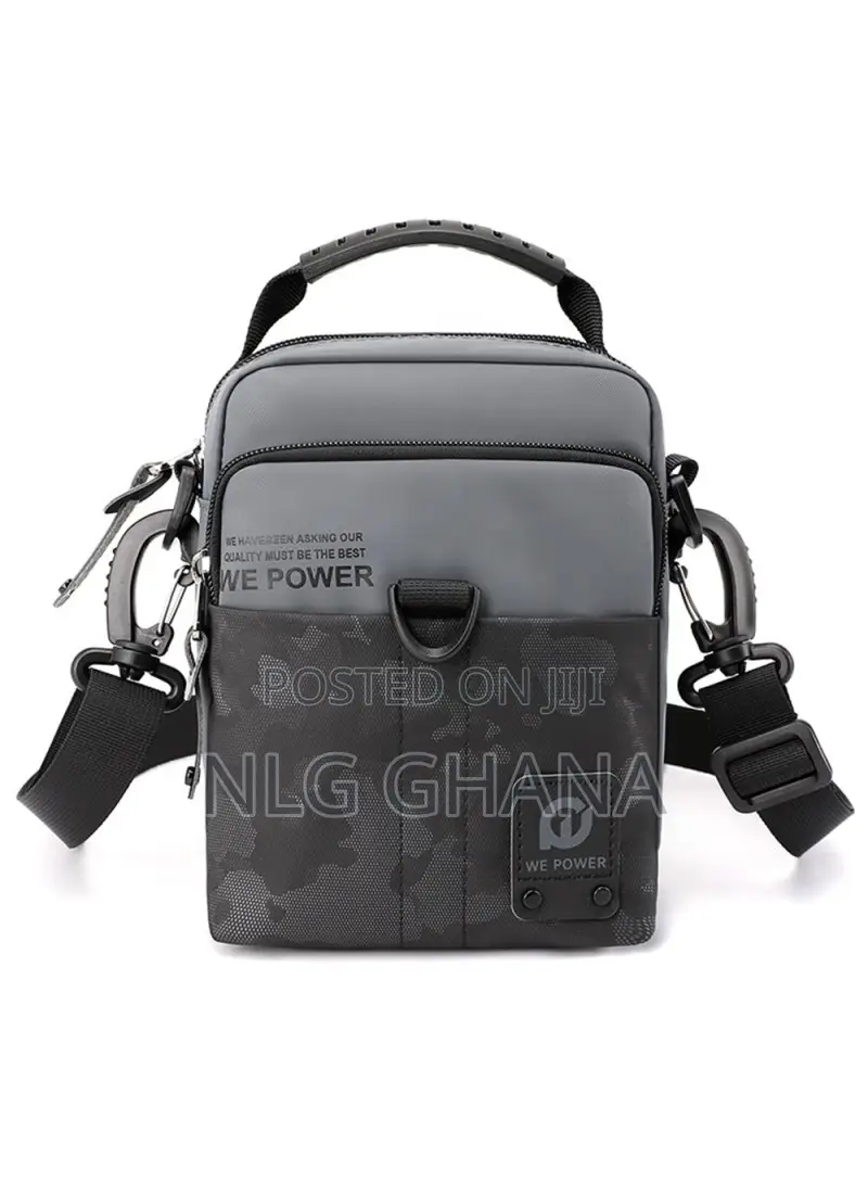 Stylish Nylon Vertical Waist Bag Men Casual Single.
