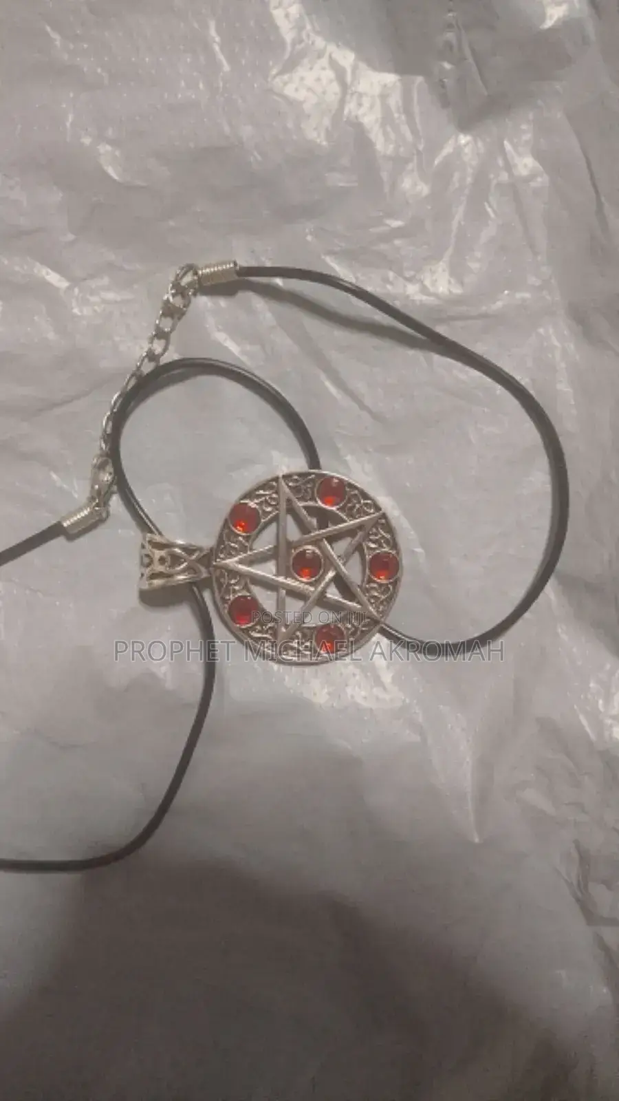 Celestial Star Pendant With Gemstones