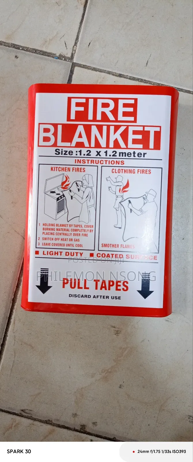 Fire Blanket (1.2mx1.2m)