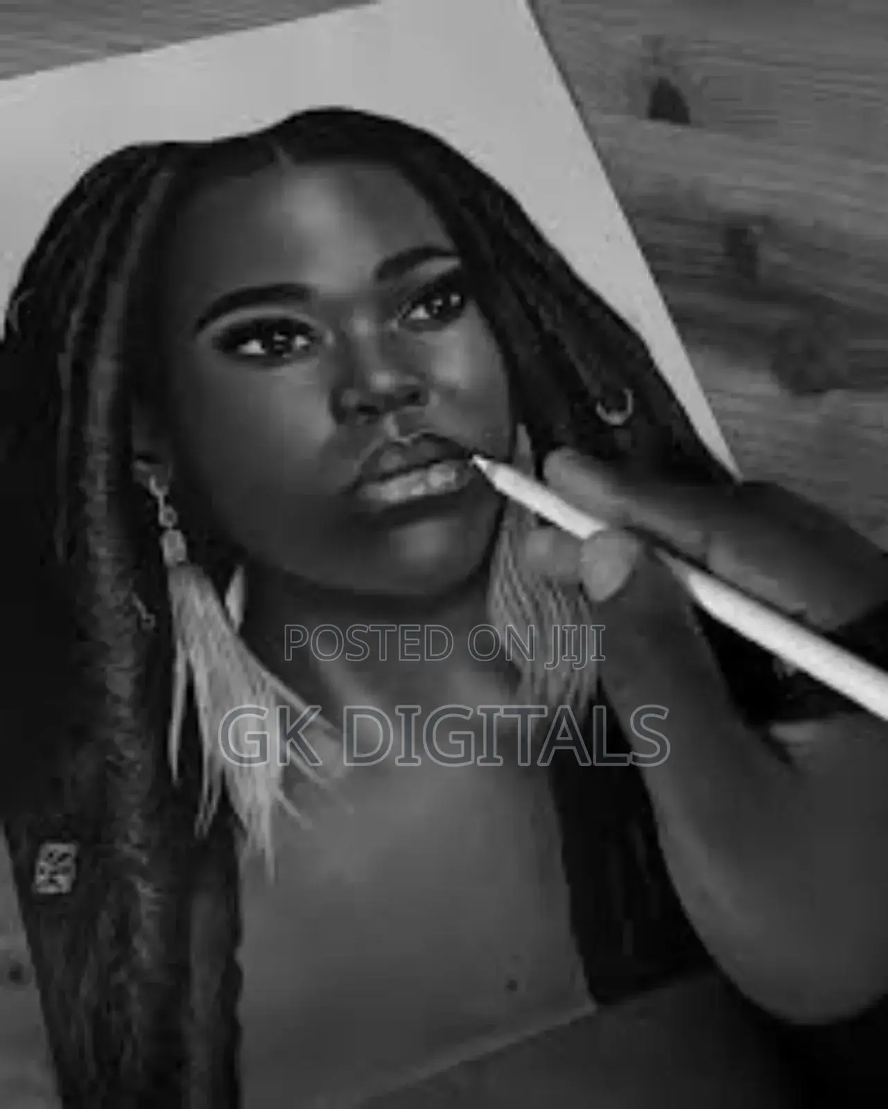 Artistic Pencil Portrait