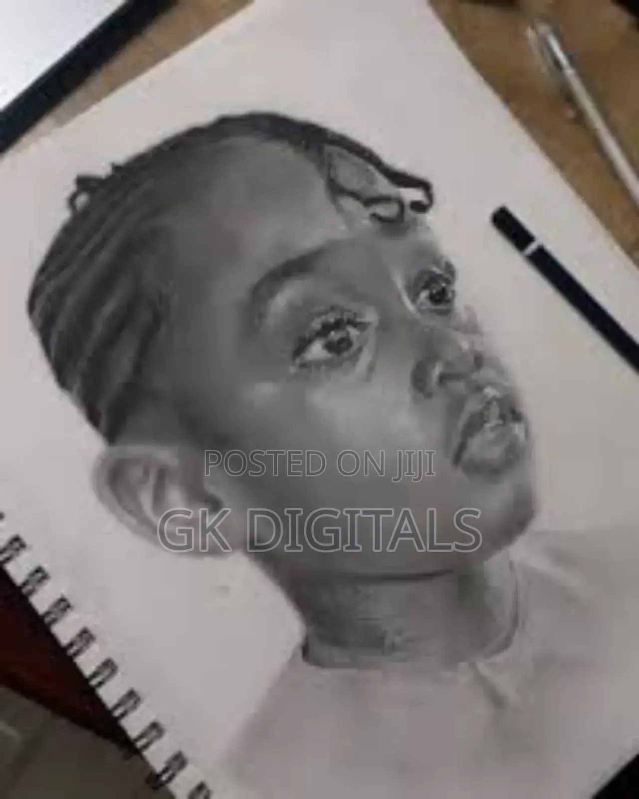Artistic Pencil Portrait