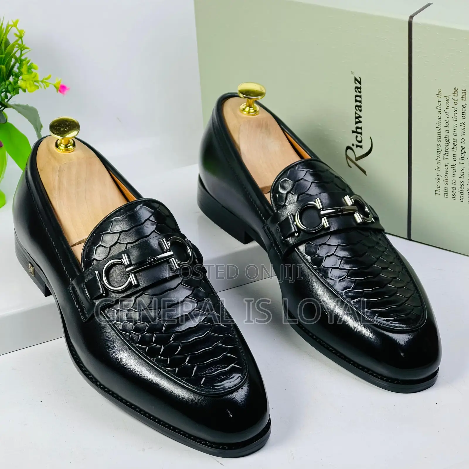 Richwanz Black Men Loafers Shoe