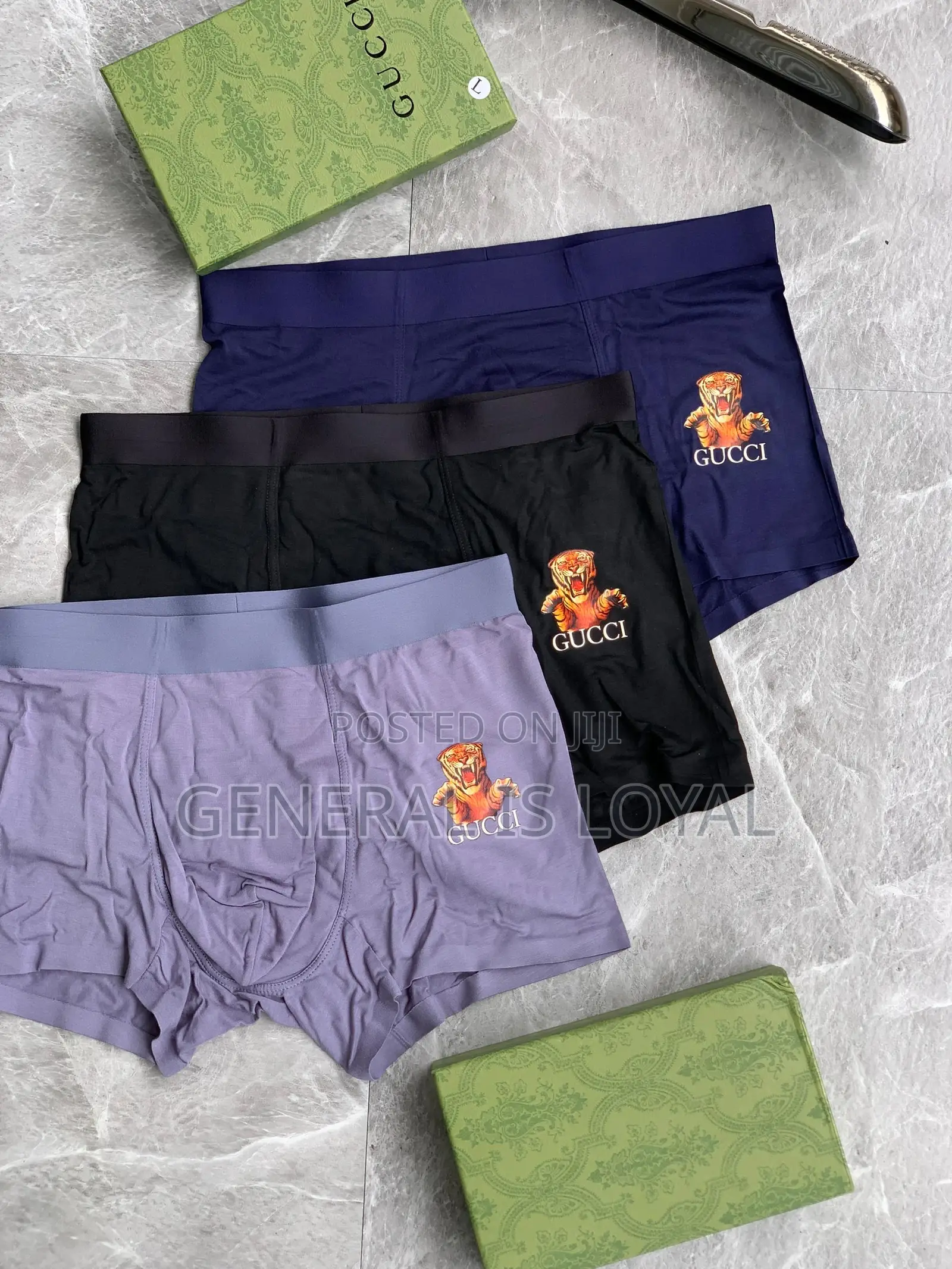 Gucci Men Silk Boxer Shorts