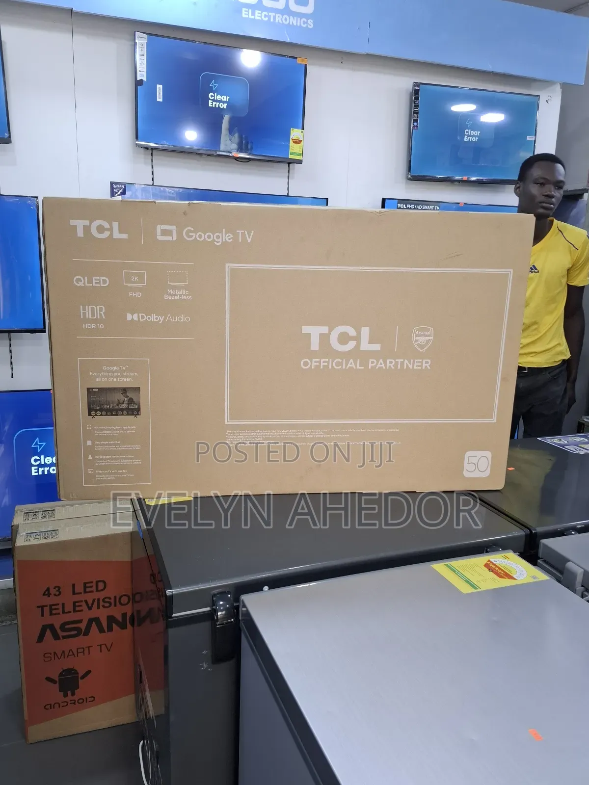 Quality and Affordable TCL 50 Inches Qled Smart Tv Uhd