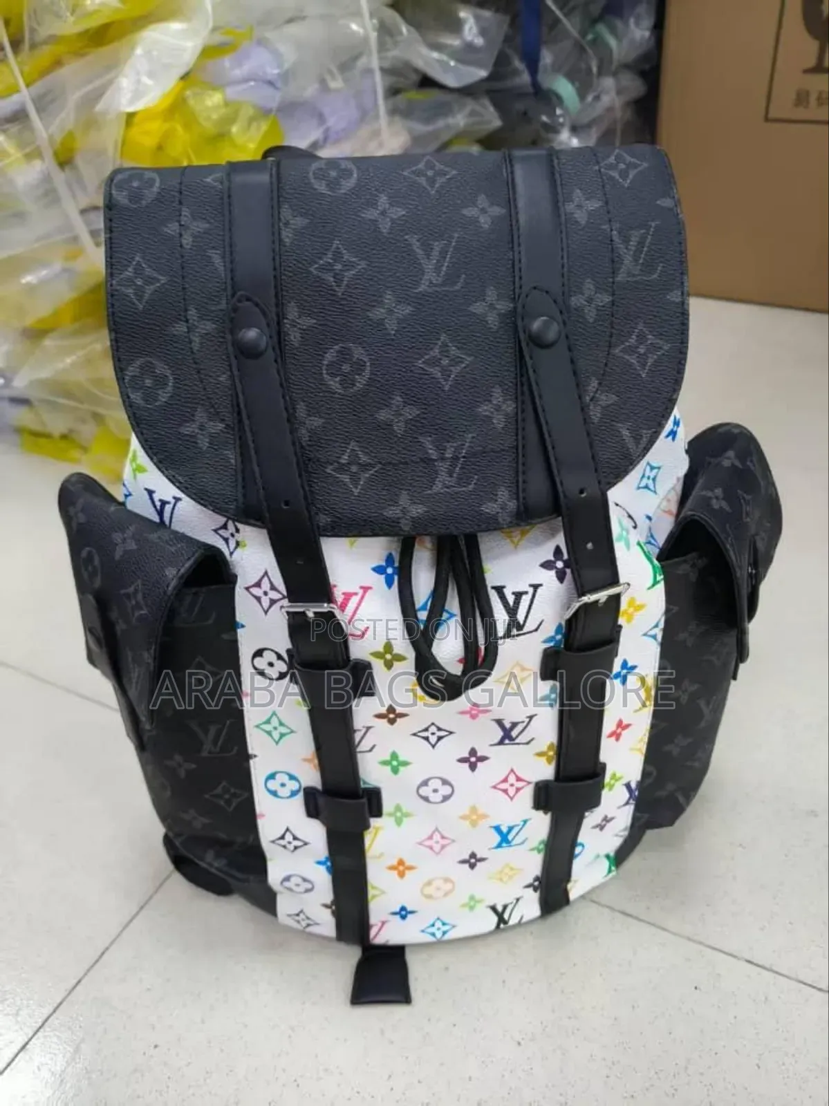 Louis Vuitton Leather Backpack