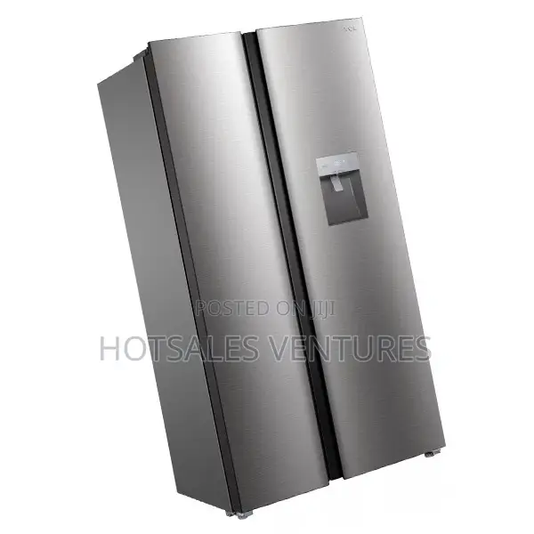 Affordable TCL 608 Litres Side by Side Refrigerator -P650sbn