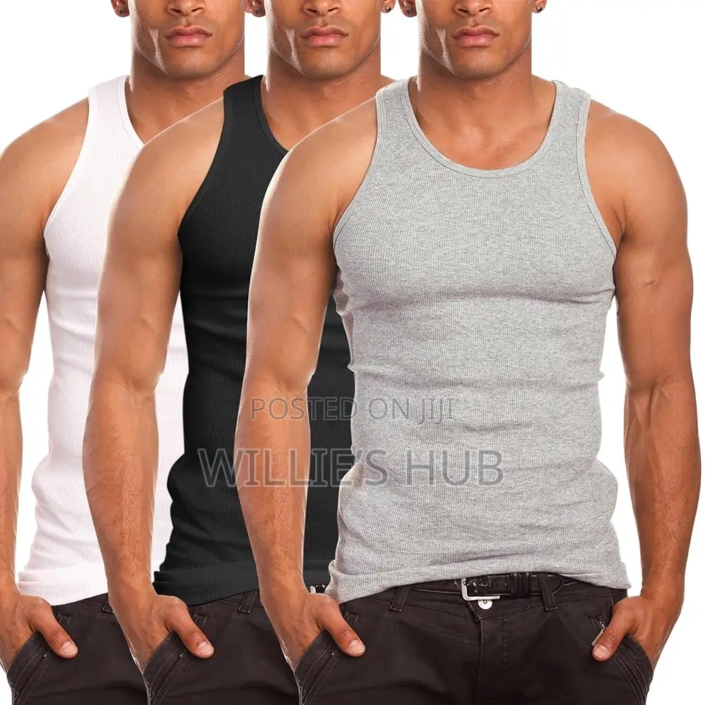 Ash/Black/White Polo Singlet