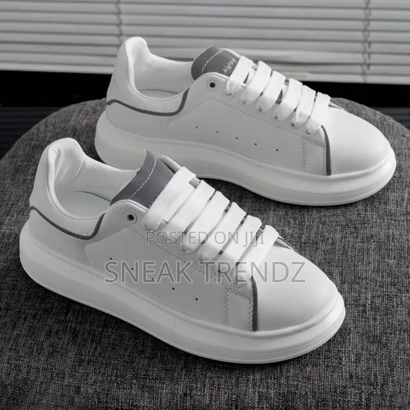 Alexander McQueen Am White Leather
