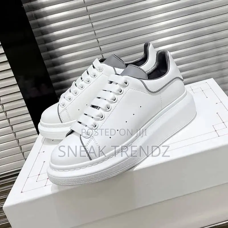 Alexander McQueen Am White Leather
