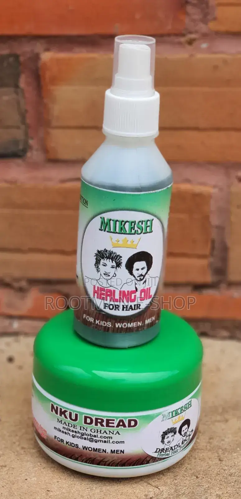 Dred Nku ( Hair Food) + Healing Oil - Mikesh