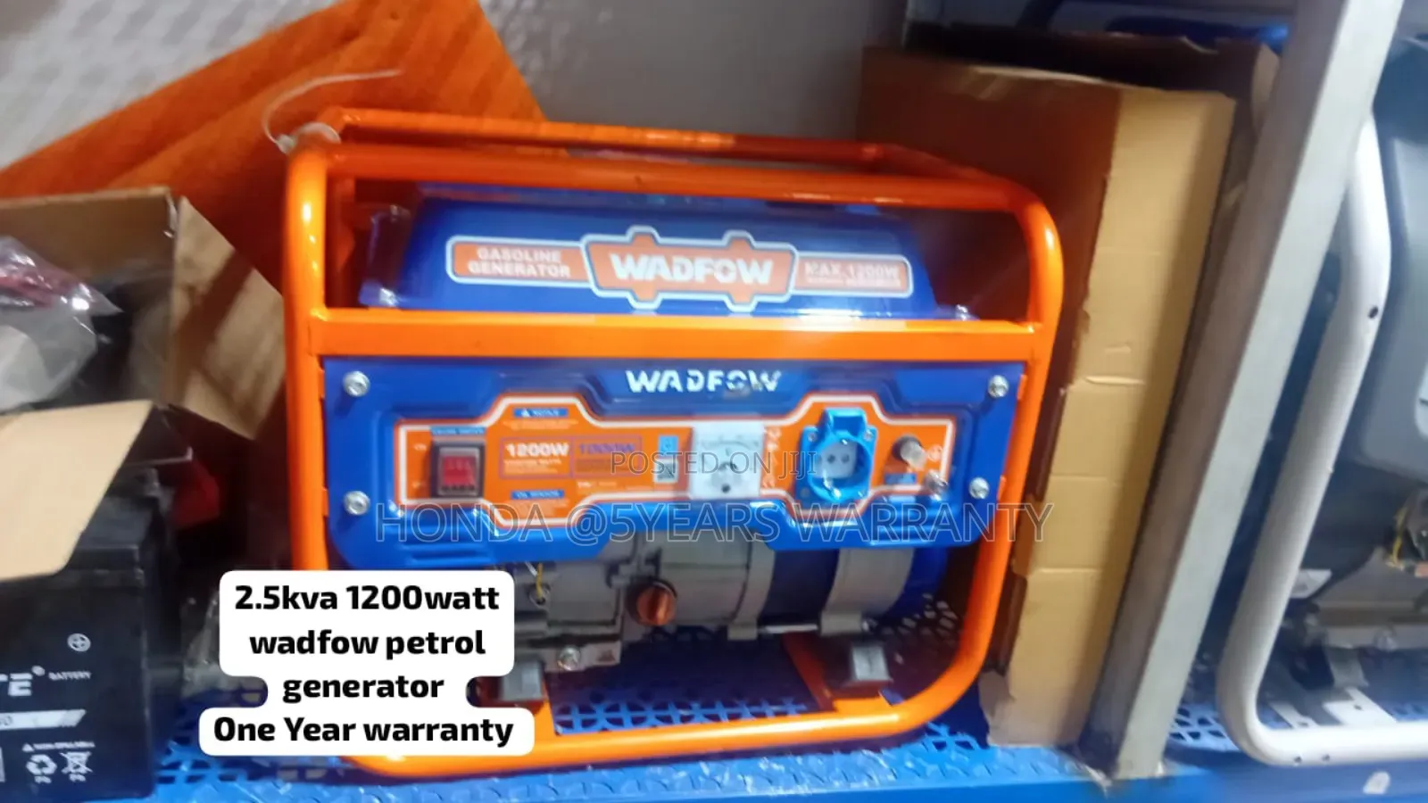 2.5kva Wadfow Petrol Generator 1200watt