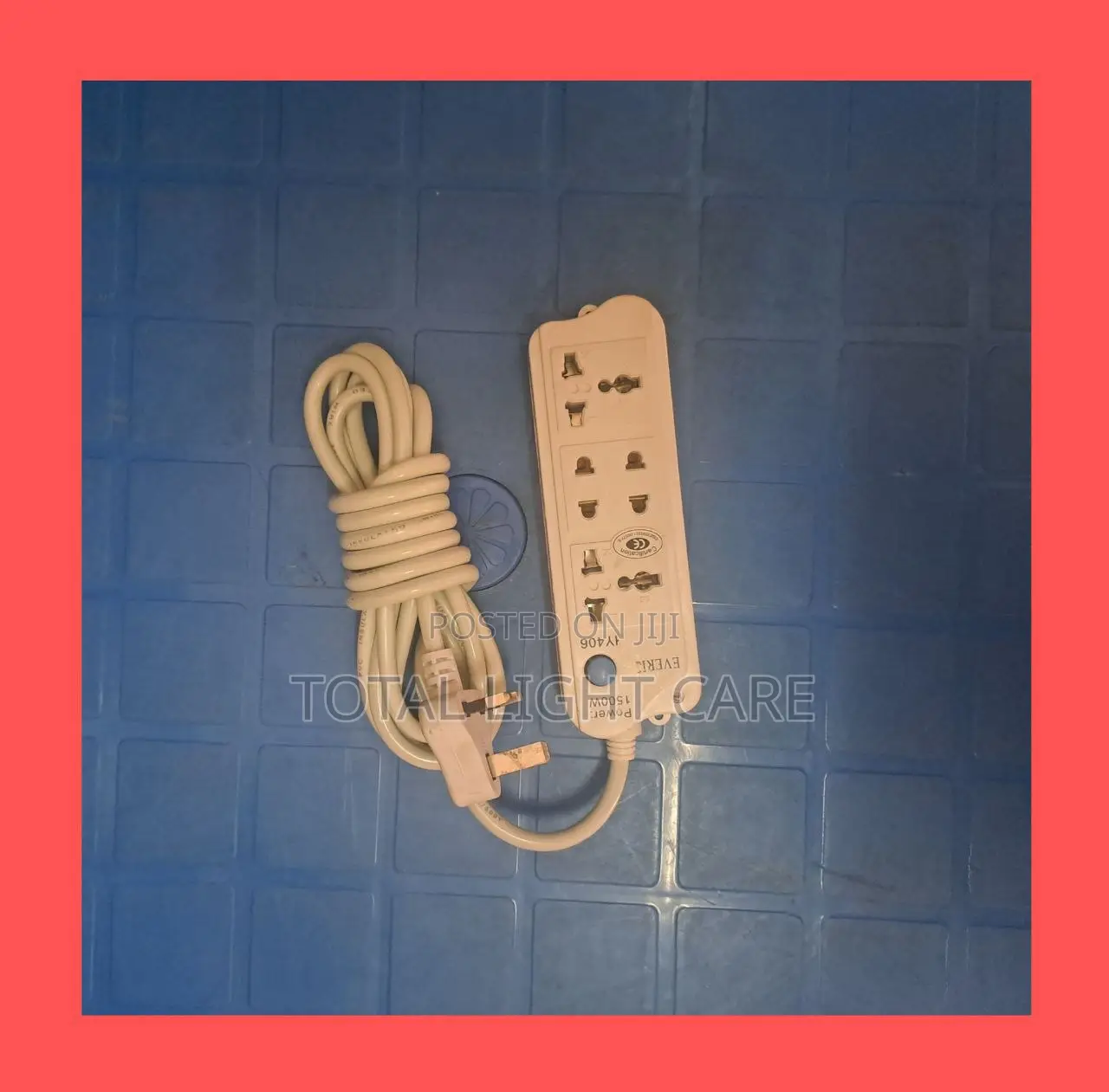 Everise Three Way 13amps Extention Board