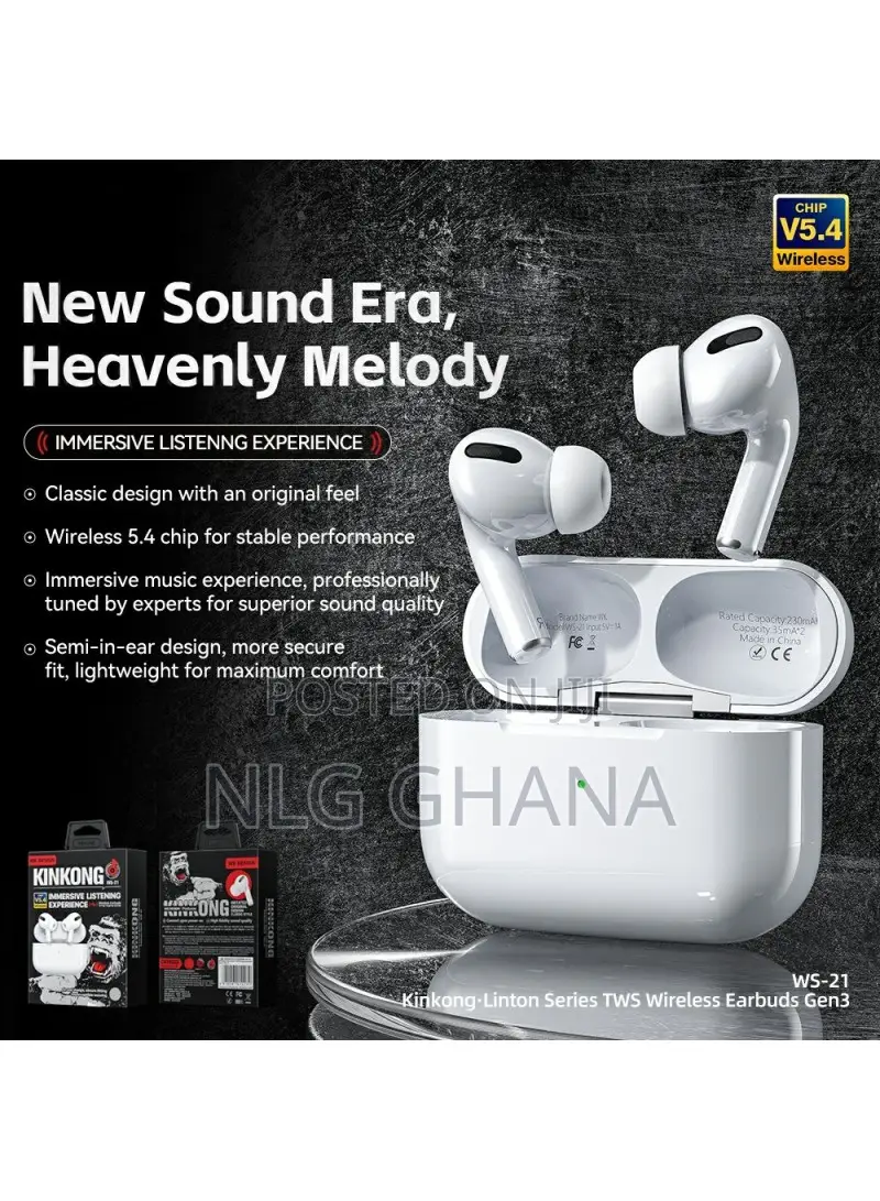 Kinkong-Linton Series TWS Wireless Earbuds. Tvx28368