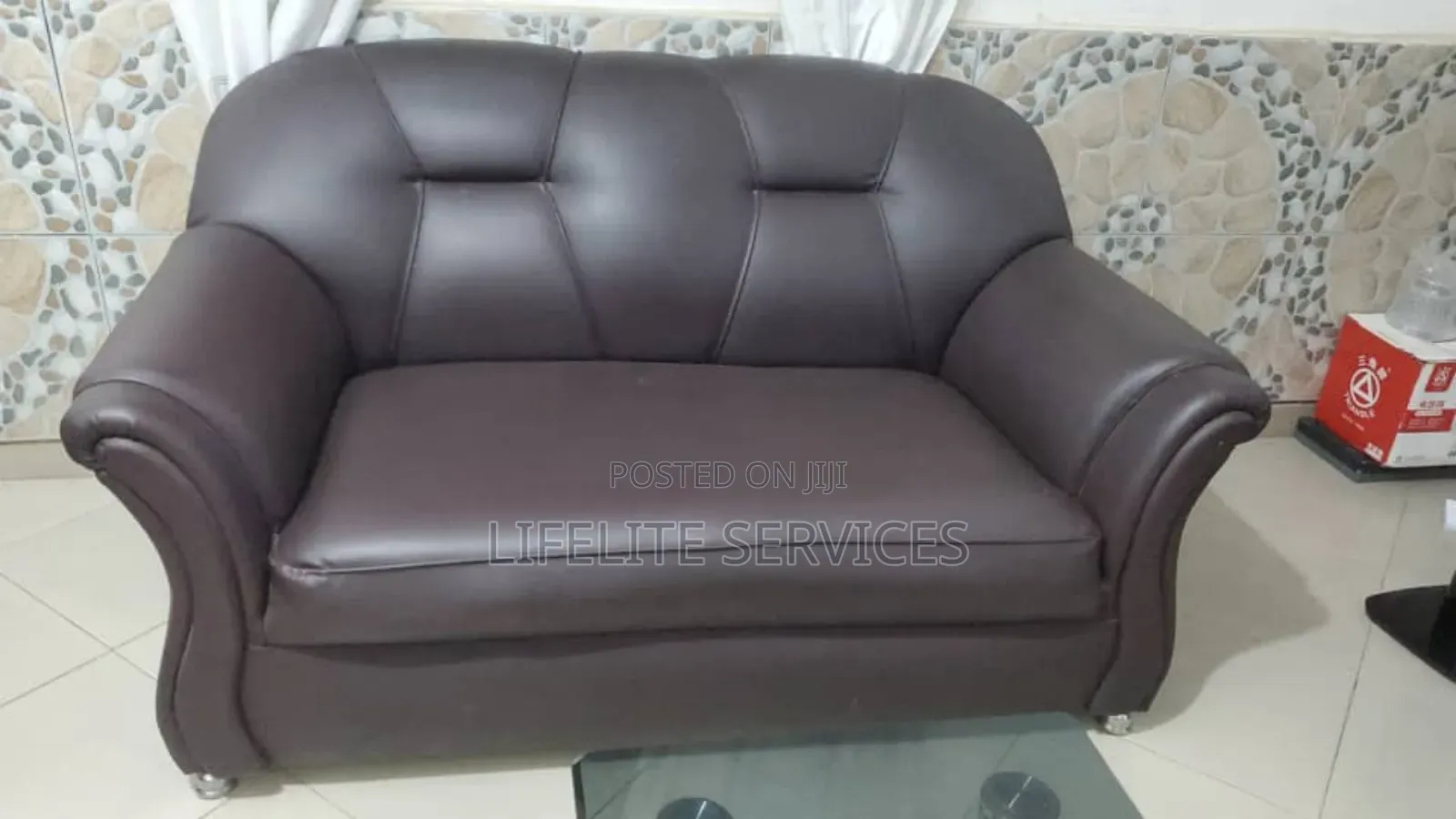 Sofa Set (Foreign Leather)