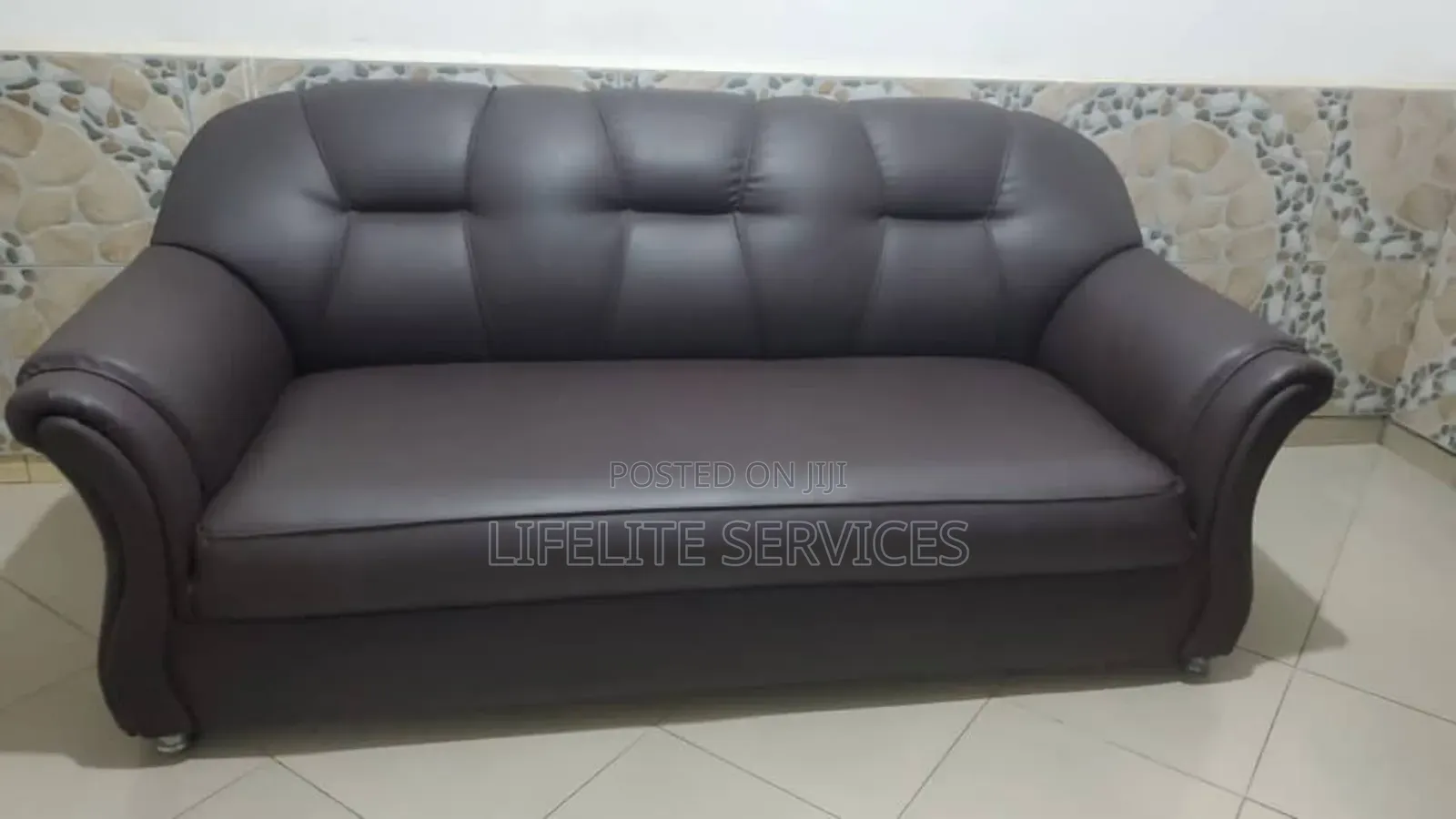 Sofa Set (Foreign Leather)