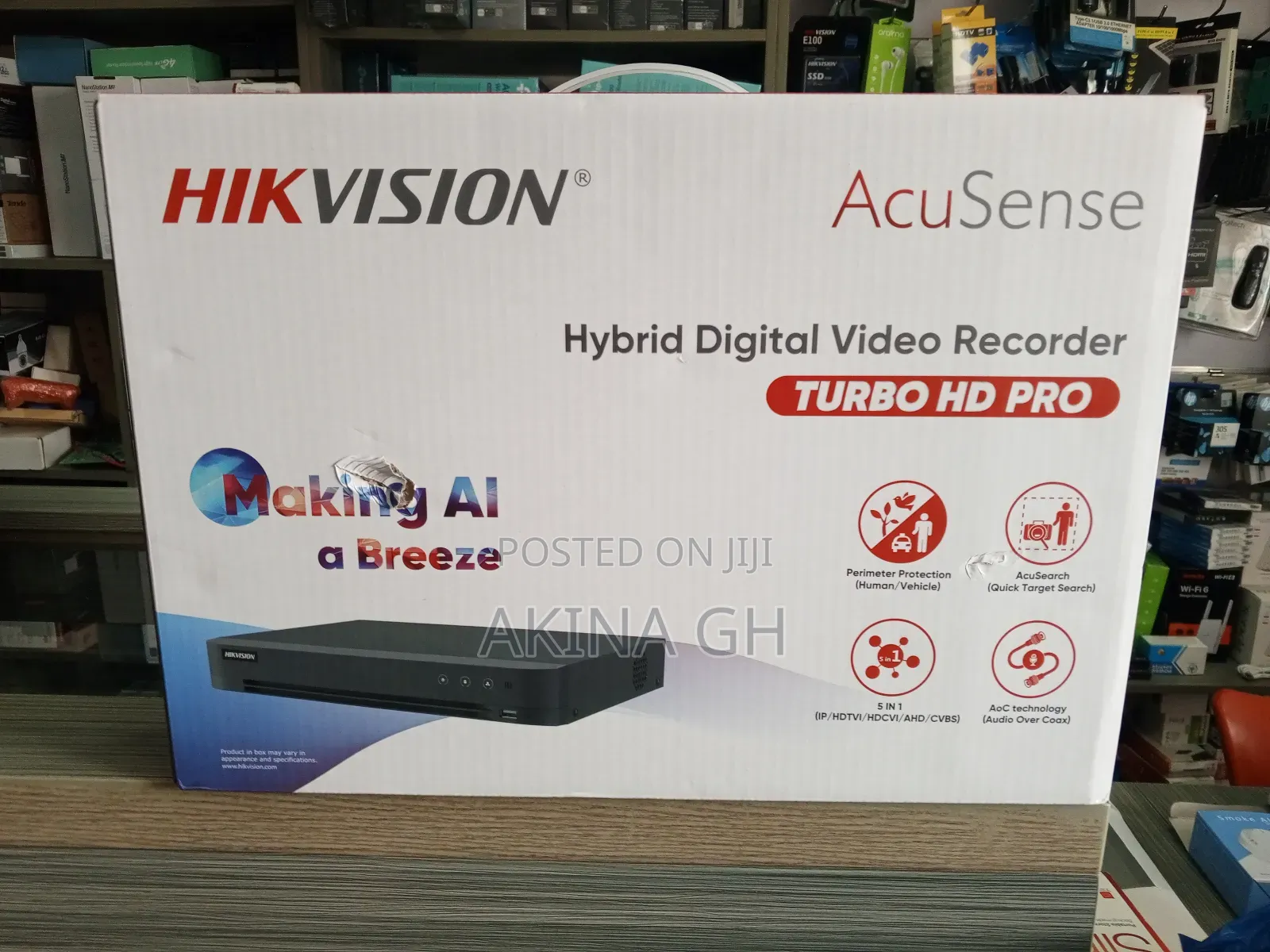 Hikvision 16ch 5mp Acusense Ai DVR Ids-7216hqhi-M1/Xt