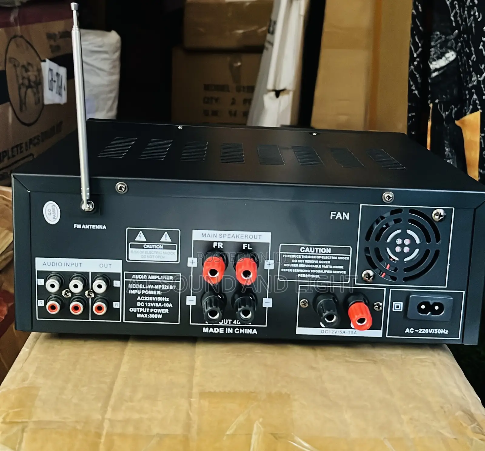 Teli Av - Mp326bt ( 300 Watts ) Multimedia Amplifier Set