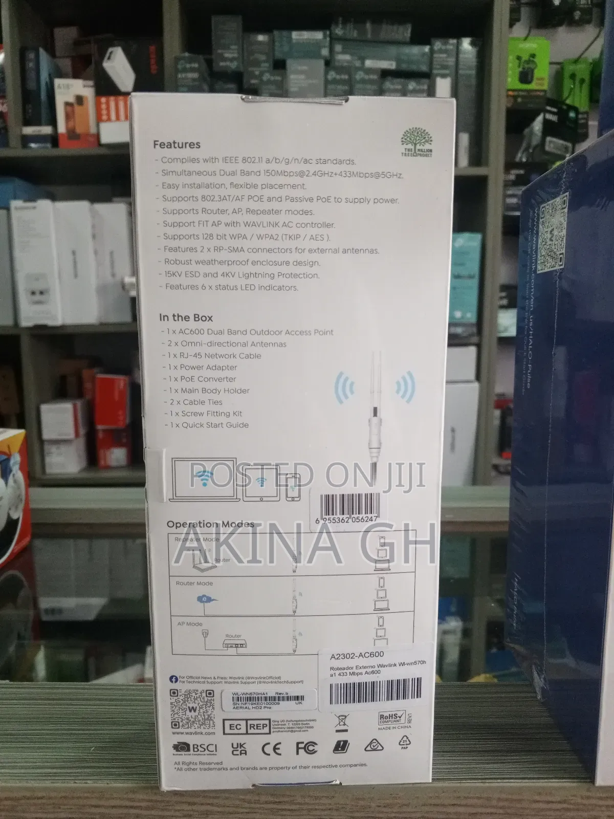 Wavink Ac600 Dual Band Outdoor Access Point Wl-Wn570ha1