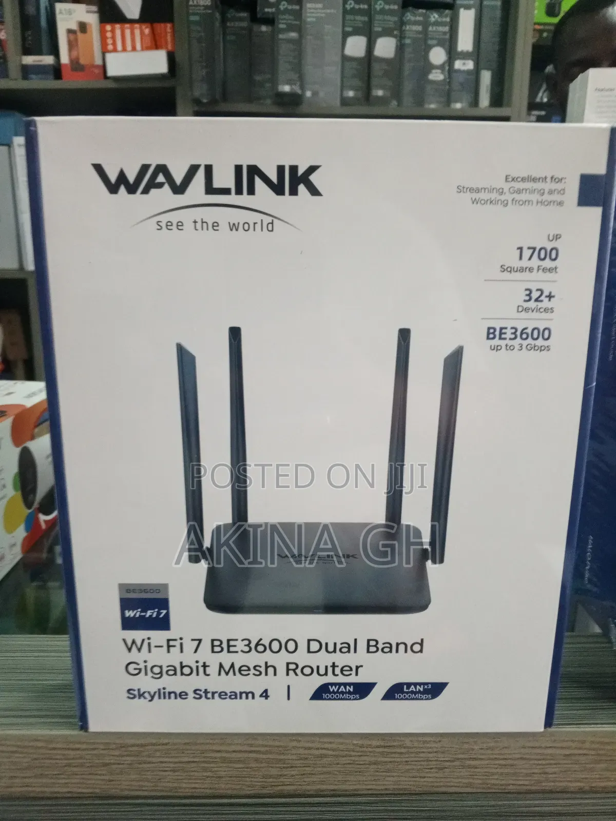 Walink Wi-Fi 7 Be3600 Dual Brand Gigabit Mesh Router
