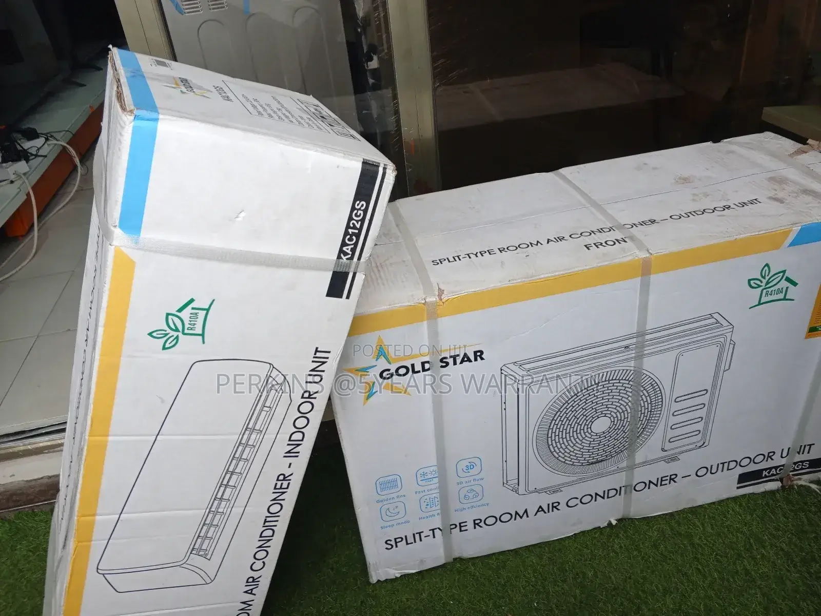 Fresh in Box 1.5hp Gold Star Air Conditioner System Set