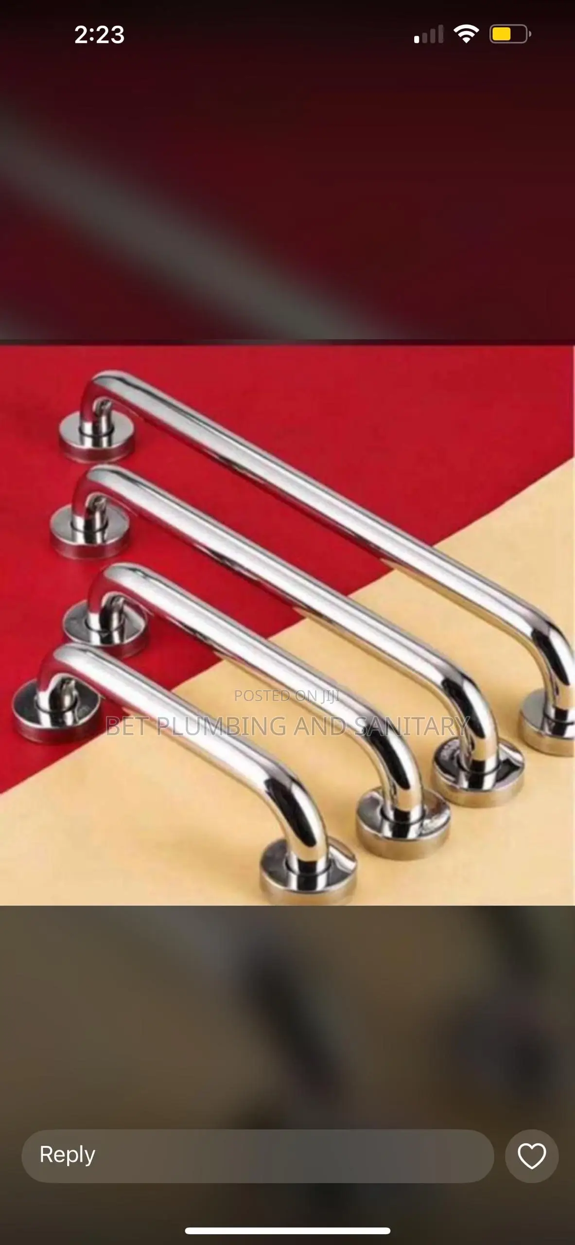 Towel Bar (Thick Stainless)