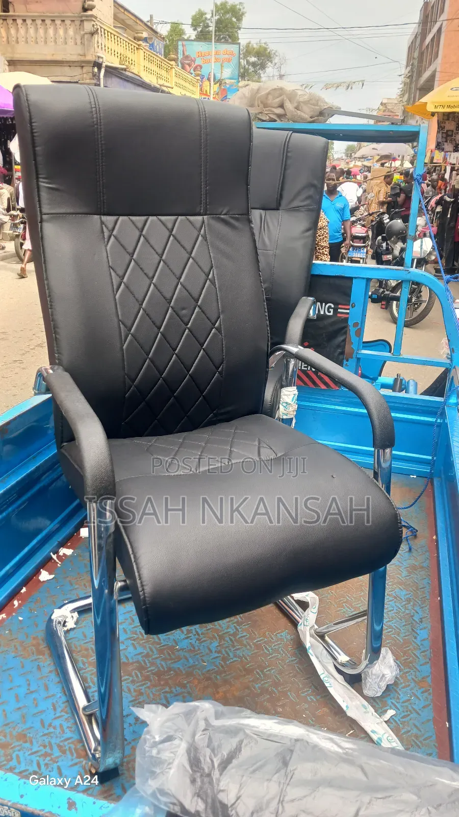 Leather High Back Office Chair