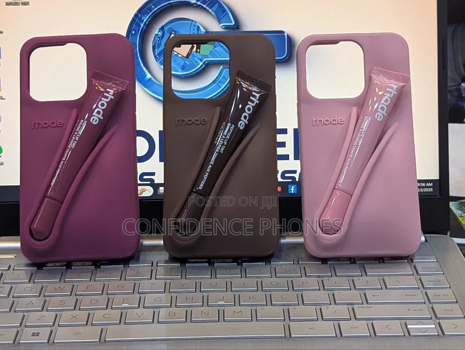 Silicone Case With Lipstick for 13pro,14pro,15pro 16plus