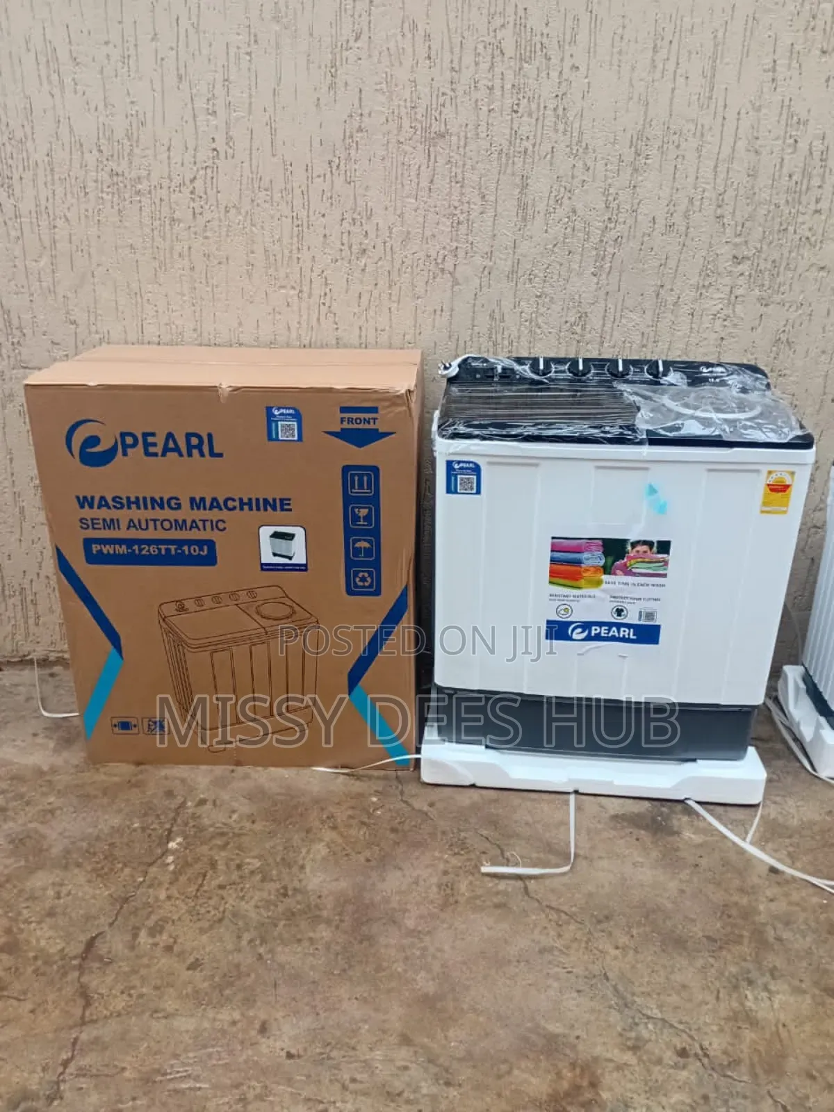 12kg Pearl Twin Tub Washing Machine