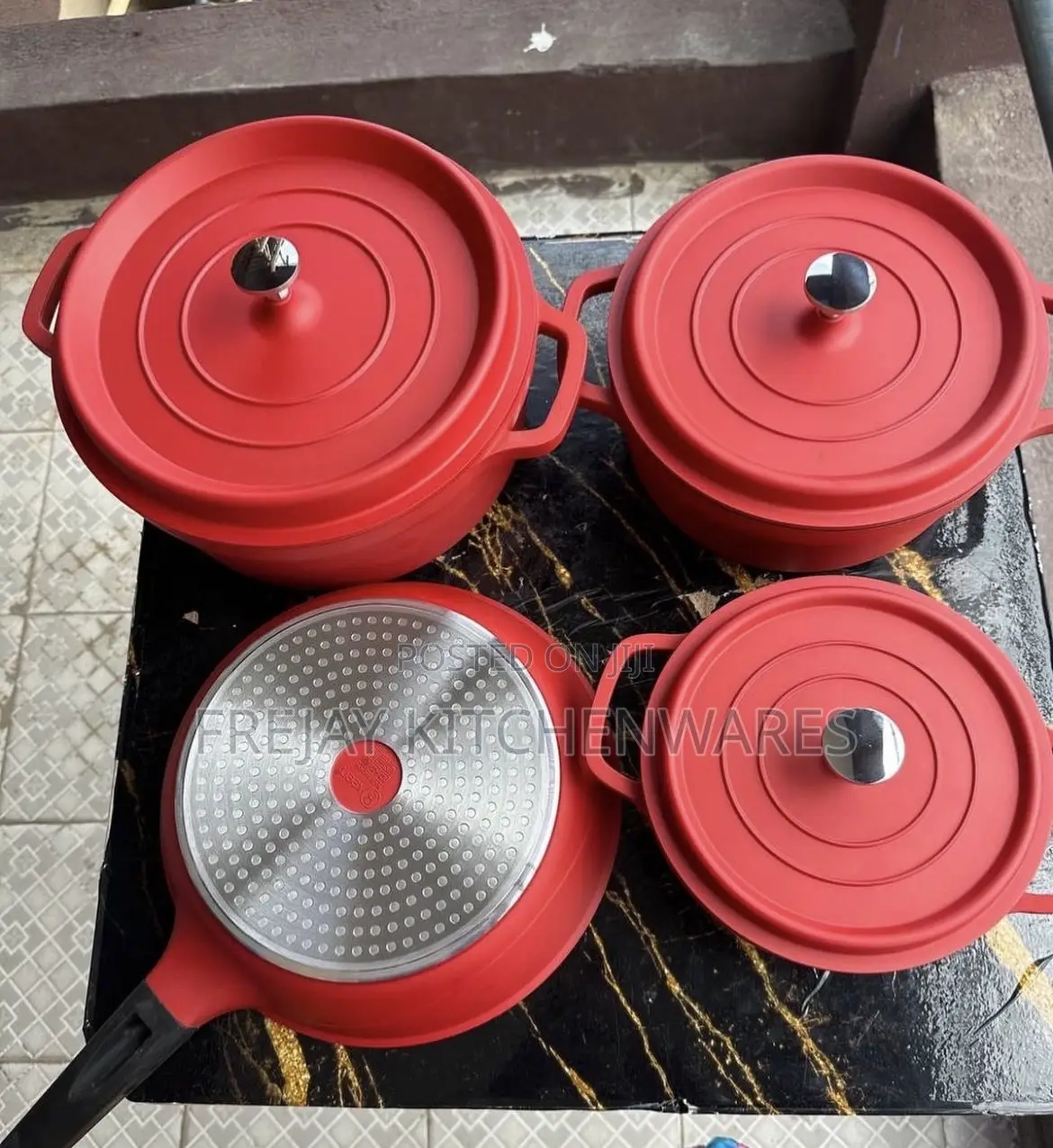 Uakeen 7piece Non Stick Cookware