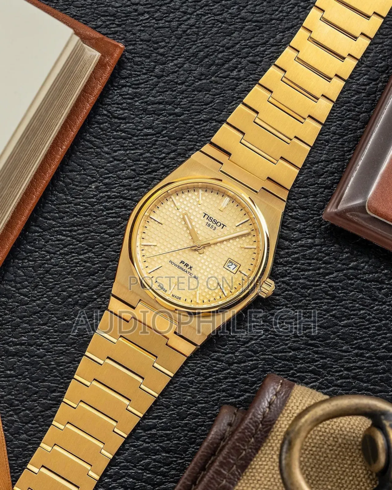 Tissot PRX Powermatic 80 40mm Men's Gold Watch