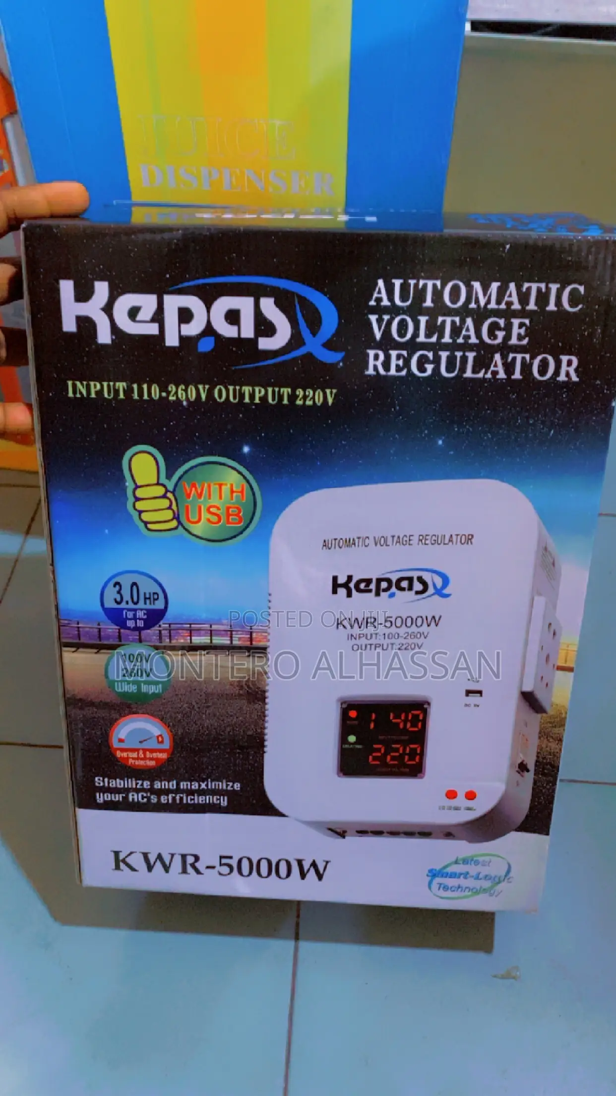 Kepas Wall Mount Stablizer 5000watts