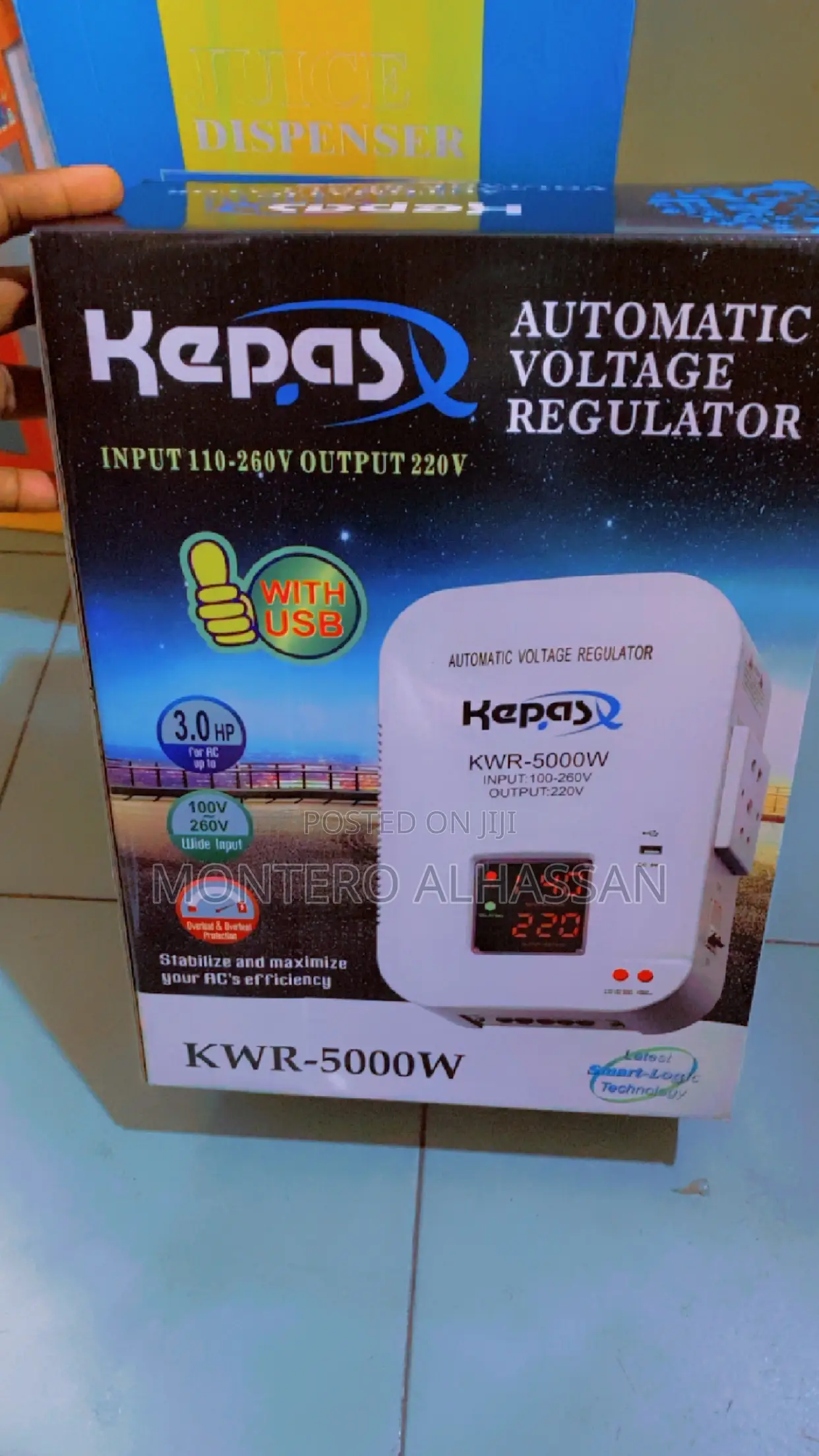 Kepas Wall Mount Stablizer 5000watts